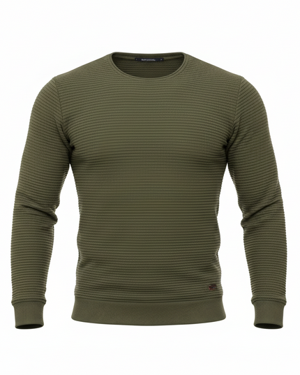 Long Sleeve Olive Sweatshirt