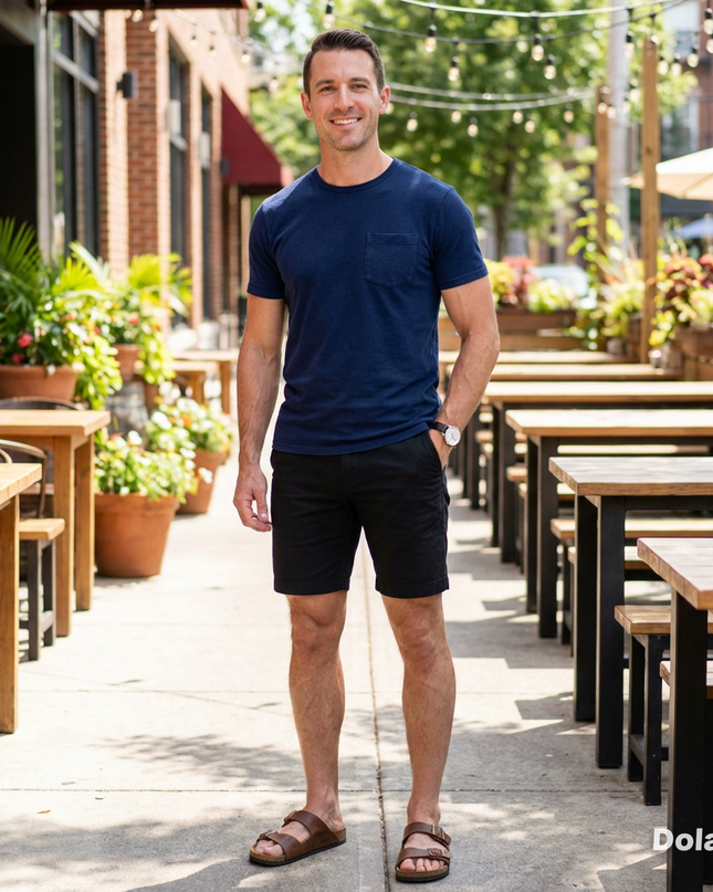 Short Sleeve Blue T-Shirt