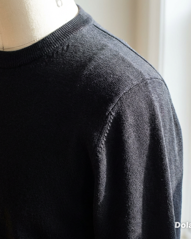 Long Sleeve Black Sweatshirt